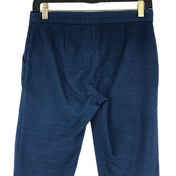 Diane Von Furstenberg DVF Womens Size 2 Genesis Pants Navy Blue Stretch - Picture 6 of 14